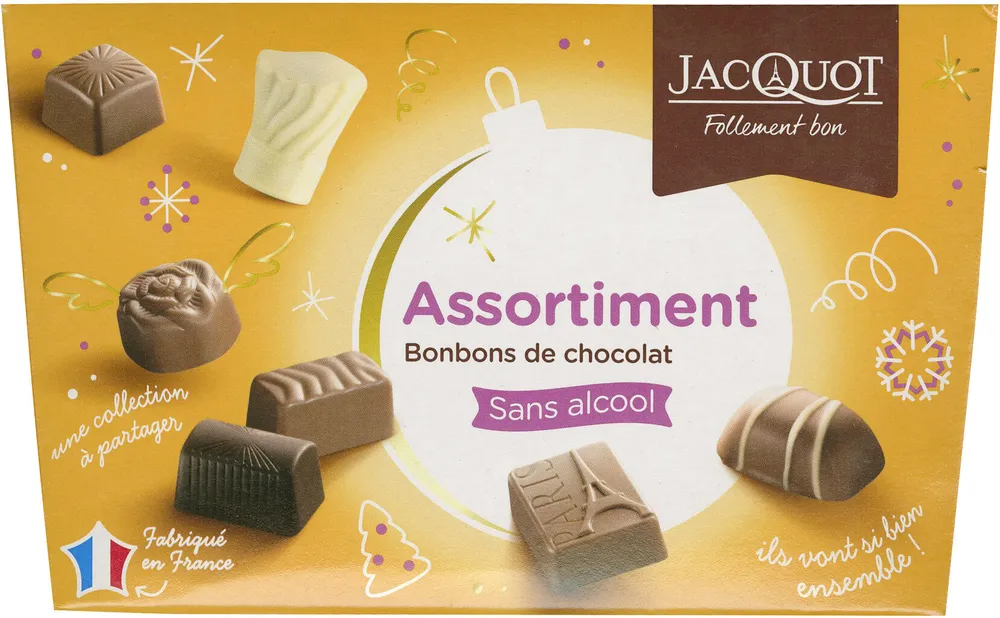 Assortiments de Bonbons de Chocolat Sans Alcool