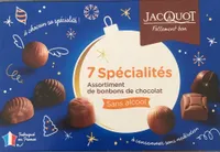 7 Spécialités - Assortiment de bonbons de chocolat