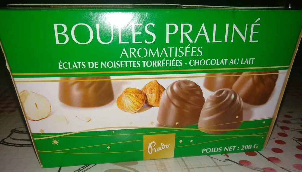 Boules praliné aromatisées