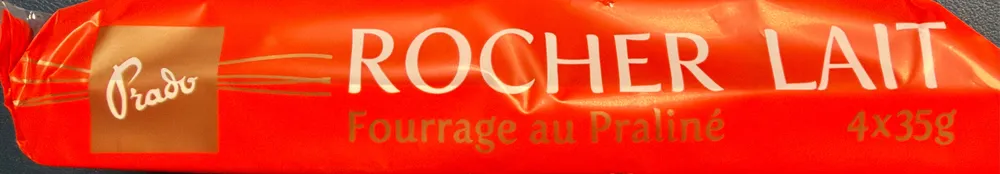 Rocher lait - Fourrage au Praliné