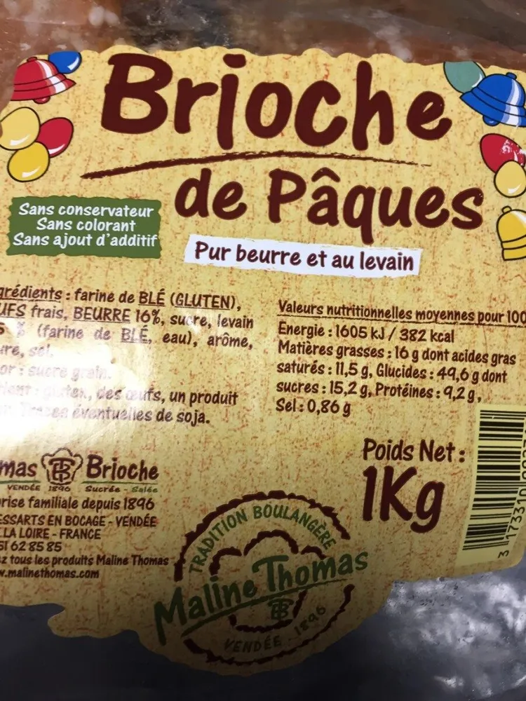 Brioche de paques