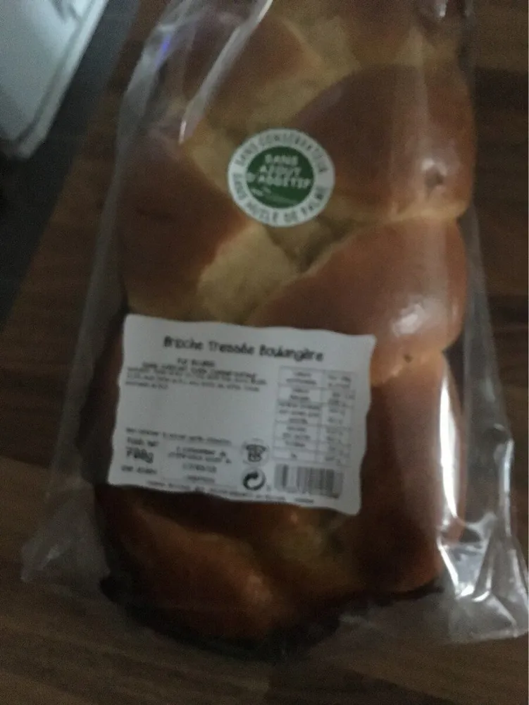Brioche tressée boulangère