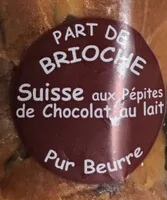 Brioche suisse aux pepites de chocolat