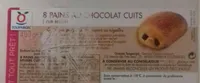 Pains au chocolat cuits
