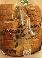 Gache aux éclats de chocolat noir