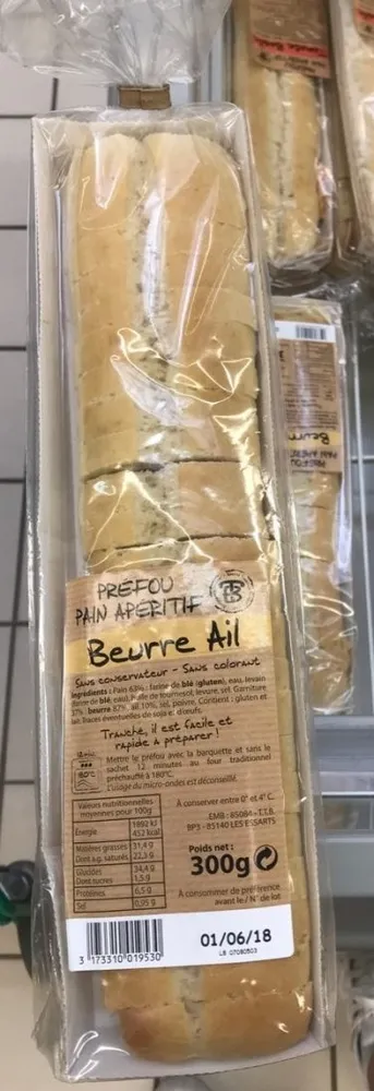 Prefou pain apperitif beurre ail