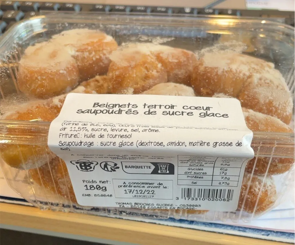 Beignets terroir coeur