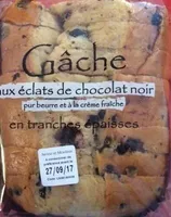Gâche aux Éclats de Chocolat Noir