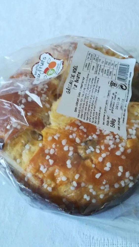 Gâteau de Noël aux fruits