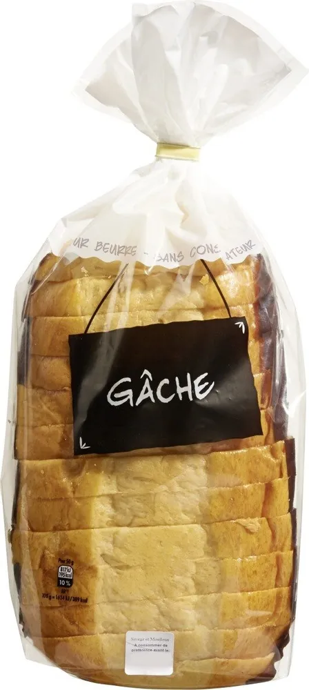 Gâche en tranches épaisses pur beurre