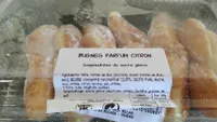 Bugnes au citron