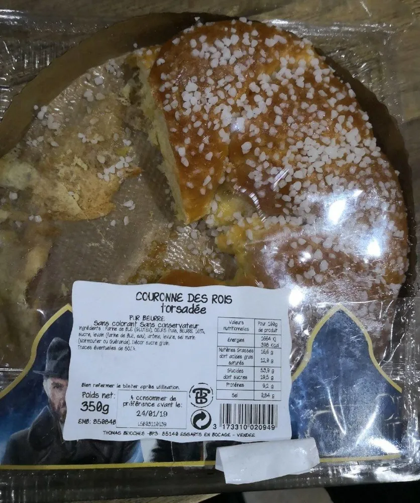Couronne des rois torsadée