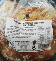 Gâteau de pâques aux fruits pur beurre