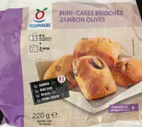 Mini-cakes briochés jambon olives