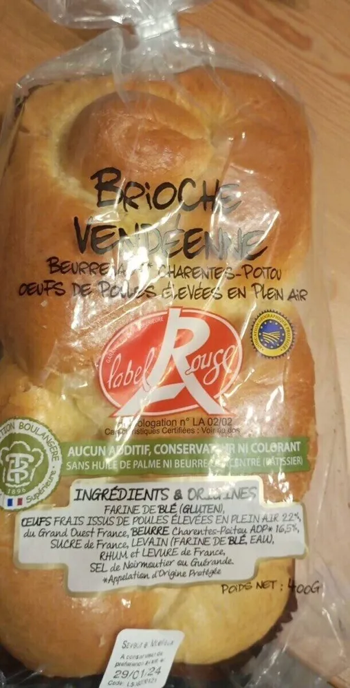 Brioche vendéenne