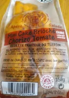Mini cake brioche chorizo tomate