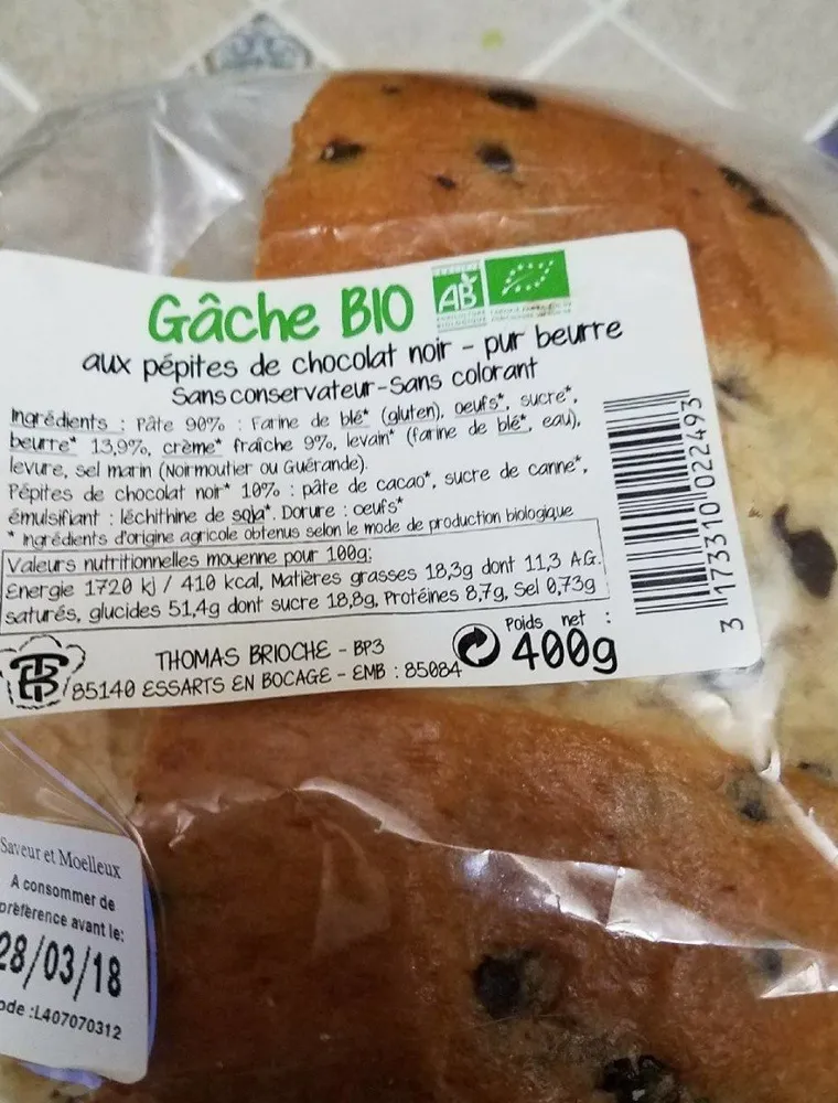 Gâche bio
