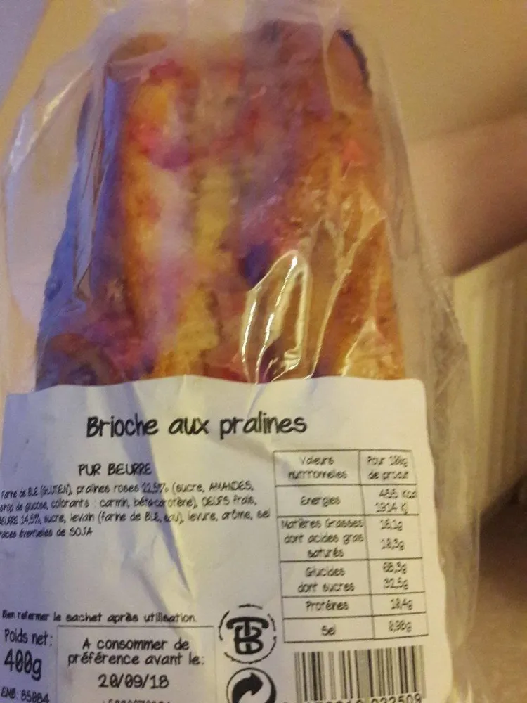 Brioche aux pralines