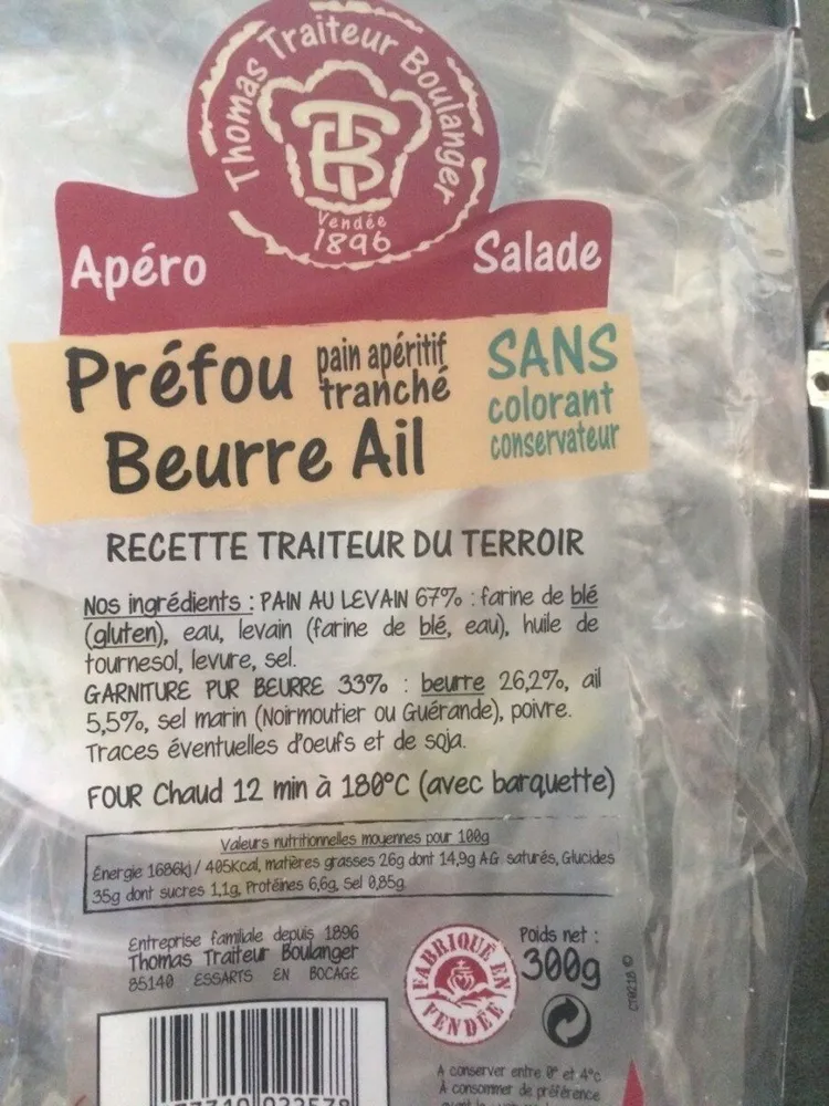 Prefou Beurre Ail
