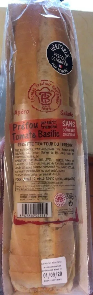 Prefou tomate basilic