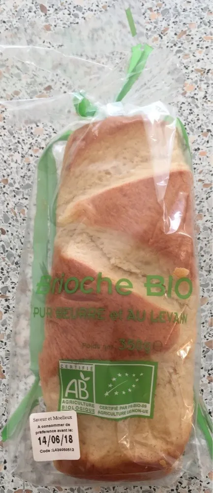 Brioche Bio Tressée pur beurre et au levain