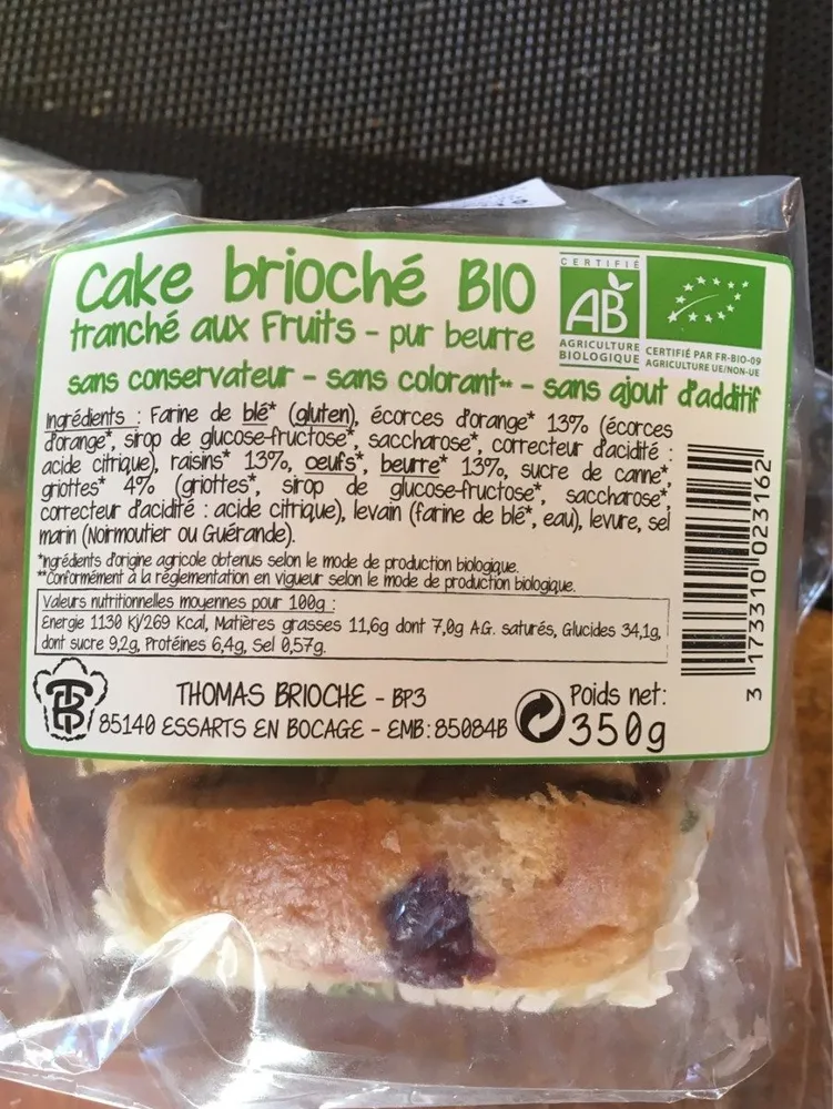 Cake brioché