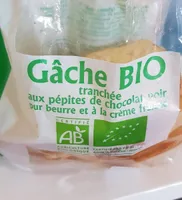 Gache bio tranchee pépite de chocolat