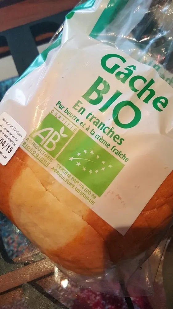 Gâche BIO en tranches