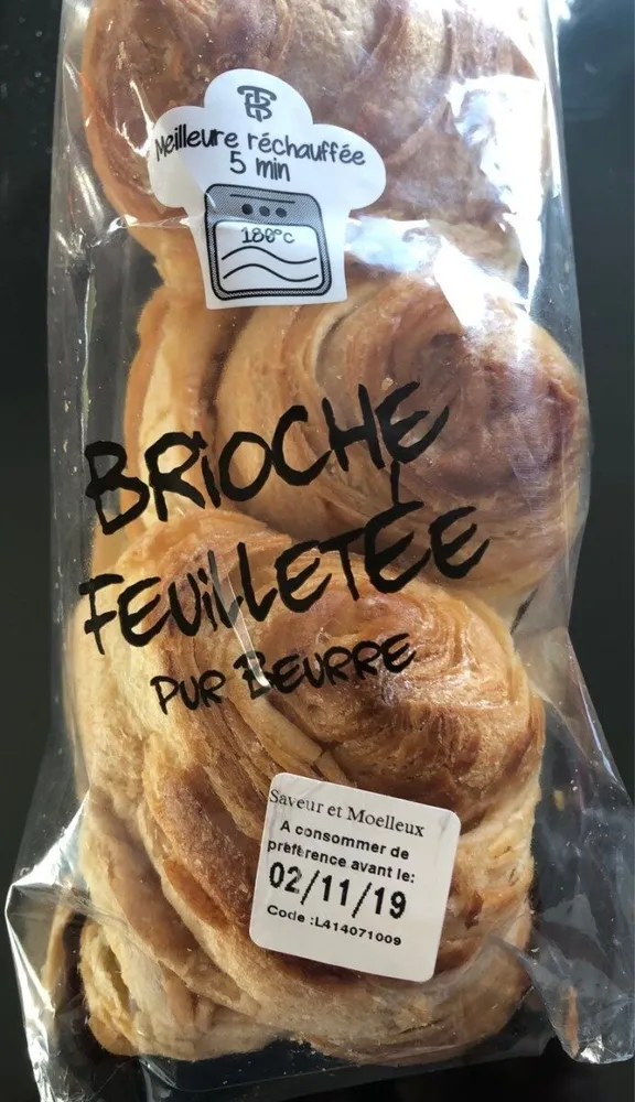 Brioche feuilletee pur beurre