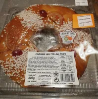 Gâteau couronne des rois aux fruits
