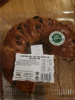 Couronne des rois aux éclats de chocolat noir
