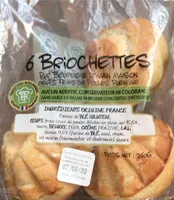 6 BRIOCHETTES