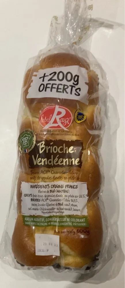Brioche vendéenne