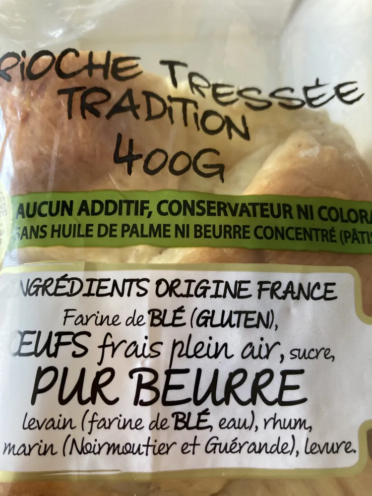 Brioche tressée Tradition