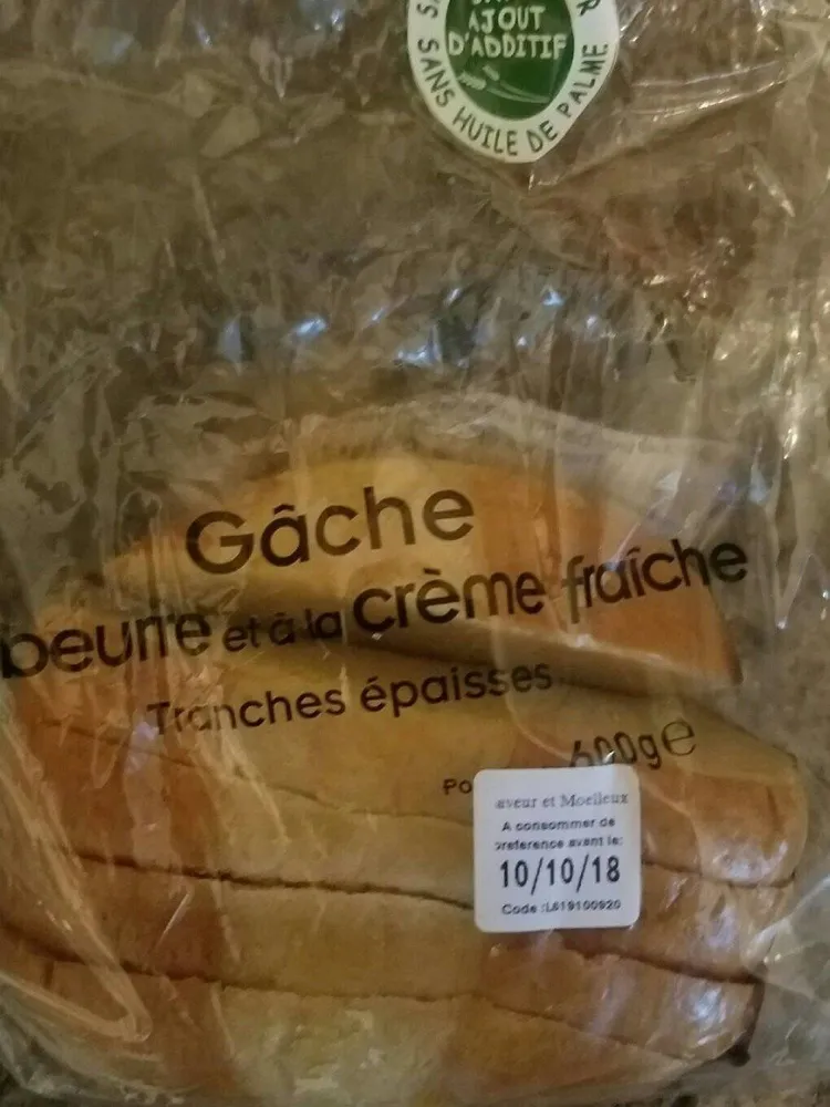 Gâche pur beurre et à la creme
