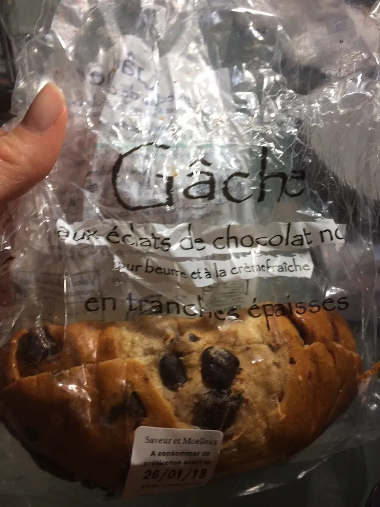 Gâche aux pépites de chocolat