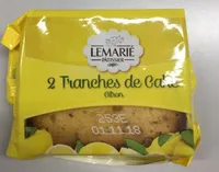 2 Tranches de Cake Citron