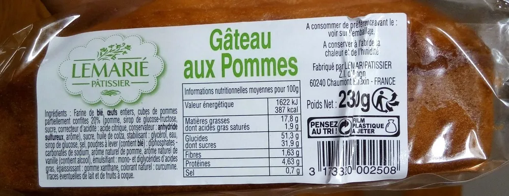 Gâteau aux Pommes