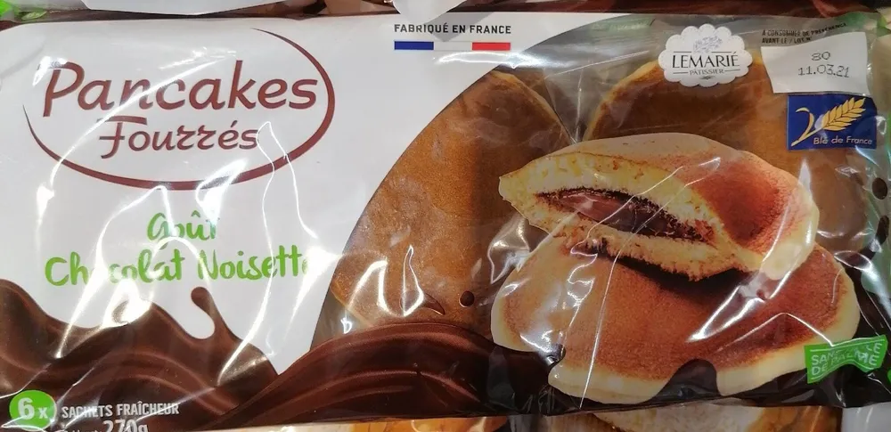 Pancakes fourrés