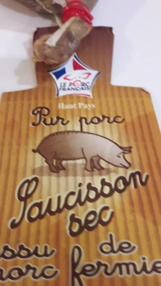 Saucisson sec pur porc fermier