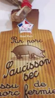 Saucisson sec pur porc fermier