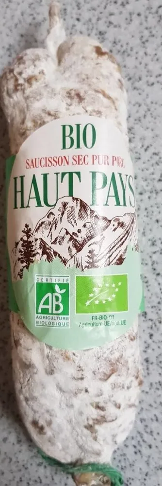 Saucisson sec pur porc - Haut Pays - bio