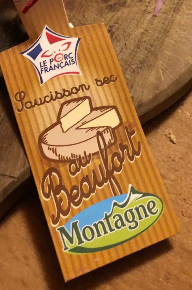 Saucisson sec superieur au beaufort de montagne