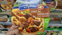 Civet de sanglier aux pates torsadees