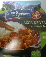 Axoa de veau et son riz blanc