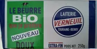 Beurre bio laiterie verneuil