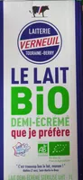 Lait demi-écrémé Bio