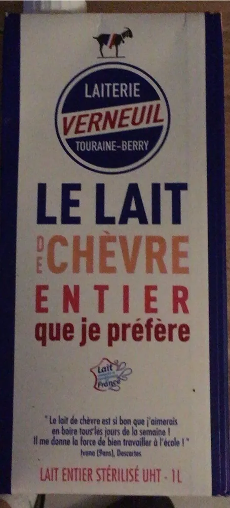 Lait de Chèvre Entier