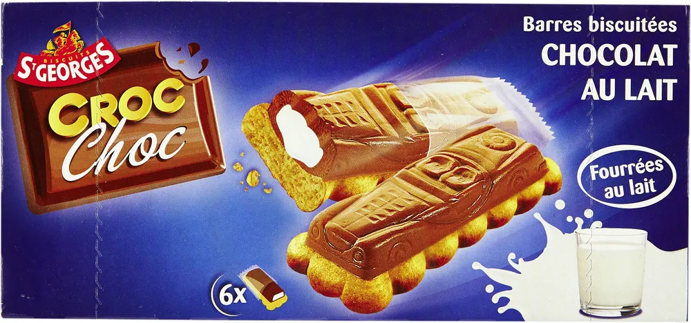 Barres Croc'choc x6