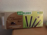 Bâtonnets chocolat noir bio